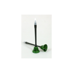Dzwonek z długopisem SEX, zielony - 1 szt*